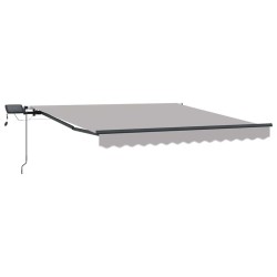 Store rétractable avec LED Clair 350x250 cm 