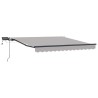 Store rétractable avec LED Clair 350x250 cm 