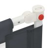Barrière de sécurité de lit d'enfant Gris foncé 200x25 cm Tissu 