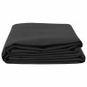 Tissu de rechange pour auvent noir 10x1.6m 