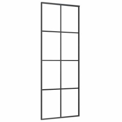 Porte coulissante avec kit de quincaillerie 76x205 cm Verre ESG 