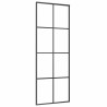 Porte coulissante avec kit de quincaillerie 76x205 cm Verre ESG 
