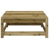 Repose-pied de jardin 70x70x30 cm bois de pin imprégné 