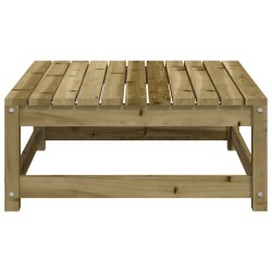 Repose-pied de jardin 70x70x30 cm bois de pin imprégné 