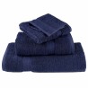 Gants de toilette 2 pcs Bleu marine 15 x 21 cm Coton 