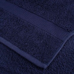Gants de toilette 2 pcs Bleu marine 15 x 21 cm Coton 