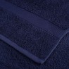 Gants de toilette 2 pcs Bleu marine 15 x 21 cm Coton 