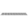 Plaques en Aluminium à Motif Checker 2 pcs Antidérapantes 80x30 cm 
