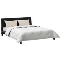 Couette avec oreiller 3 pcs Blanc 240 x 200 cm Microfibre 