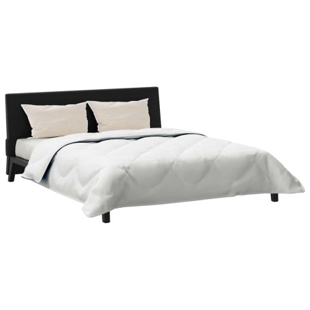 Couette avec oreiller 3 pcs Blanc 240 x 200 cm Microfibre 