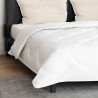 Couette avec oreiller 3 pcs Blanc 240 x 200 cm Microfibre 