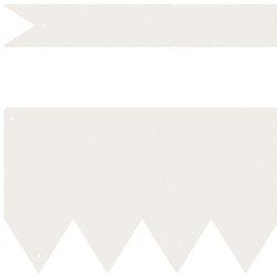Bordures de pelouse 10 pcs Blanc 100x0,5x15 cm Acier 