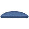Tapis d'escalier 20 pcs bleu 56x17x3 cm 