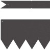 Bordures de Jardin 10 pcs Noires 100x0.5x15 cm Acier 