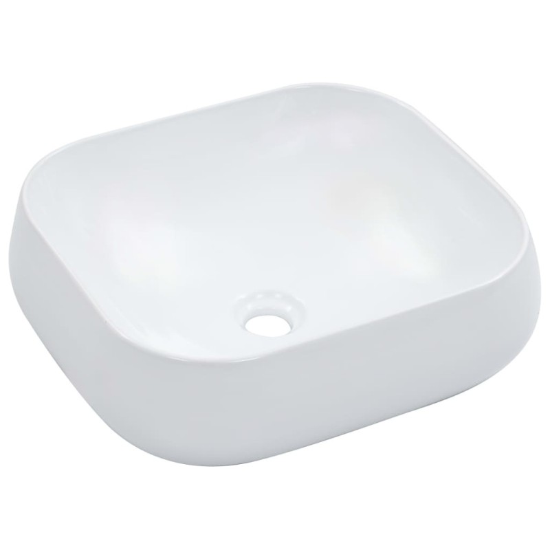Lavabo 44,5 x 39,5 x 14,5 cm Céramique Blanc 