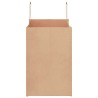 Sacs en papier 250 pcs avec poignées marron 26x17x25 cm 