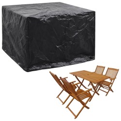 Housse de salon de jardin 8 œillets 122x112x98 cm 