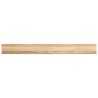 Appuis de fenêtre 2 pcs non traité 140x15x2cm bois chêne massif 