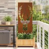 Panneau décoratif de jardin Rouillé 50 x 140 cm 
