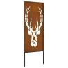 Panneau décoratif de jardin Rouillé 50 x 140 cm 