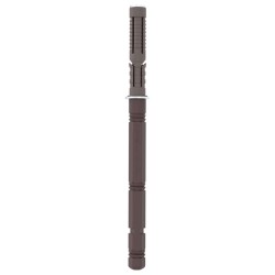 Supports de étagère flottante 12 pcs Marron Ø14 x 210 mm Acier 
