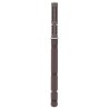Supports de étagère flottante 12 pcs Marron Ø14 x 210 mm Acier 