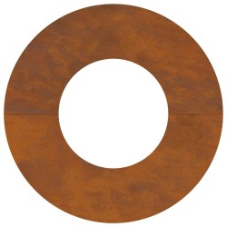Pot en acier corten Acier corten Grand Empilable 