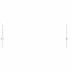 Poteaux de clôture 22 pcs Argent 50 x 0.4 m Acier galvanisé 