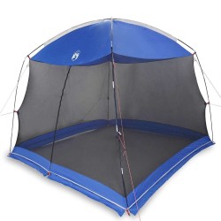 Tente anti-moustiques avec porte bleue pour 5 personnes, imperméable 