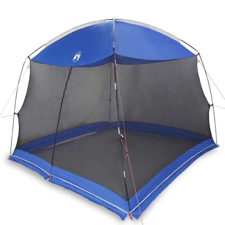 Tente anti-moustiques avec porte bleue pour 5 personnes, imperméable 