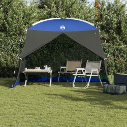 Tente anti-moustiques avec porte bleue pour 5 personnes, imperméable 