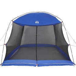 Tente anti-moustiques avec porte bleue pour 5 personnes, imperméable 