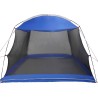 Tente anti-moustiques avec porte bleue pour 5 personnes, imperméable 