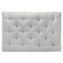 Coussin de canapé palette Gris 120x80x10 cm 