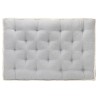 Coussin de canapé palette Gris 120x80x10 cm 