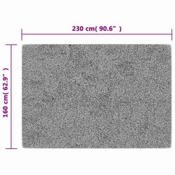 Tapis lavable antidérapant 160x230 cm multicolore 