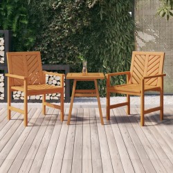 Table d'appoint 45x45x60 cm bois massif d'acacia 