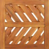 Table d'appoint 45x45x60 cm bois massif d'acacia 