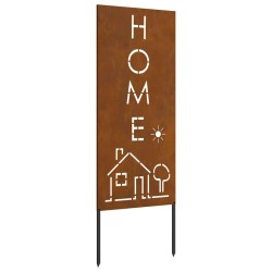 Panneau décoratif de jardin Rouillé 50 x 140 cm 