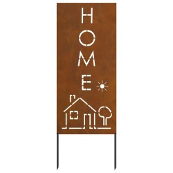 Panneau décoratif de jardin Rouillé 50 x 140 cm 