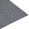 Dalles de plancher autoadhésives 5,11 m² PVC gris 