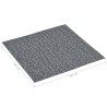 Dalles de plancher autoadhésives 5,11 m² PVC gris 