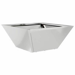Set de 5 jardinières en bol 35x35x15 cm en acier galvanisé 
