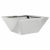 Set de 5 jardinières en bol 35x35x15 cm en acier galvanisé 