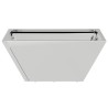 Set de 5 jardinières en bol 35x35x15 cm en acier galvanisé 