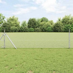 Clôture Hexagonale 0.5x10 m Acier Galvanisé 