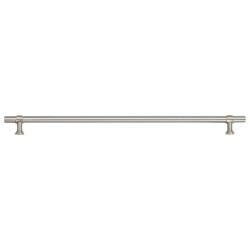 Poignées d'armoire 5 pcs argenté 320 mm acier inoxydable 
