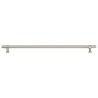 Poignées d'armoire 5 pcs argenté 320 mm acier inoxydable 