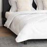 Couette avec oreiller 3 pcs Blanc 240 x 260 cm Microfibre 