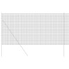 Clôture en fil métallique soudé Gris 1,2 x 25 m en acier 